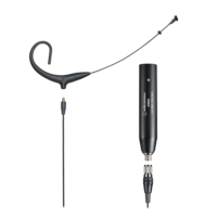 MICROSET CARDIOID CONDENSER HEADWORN MICROPHONE WITH 55" DETACHABLE CABLE
